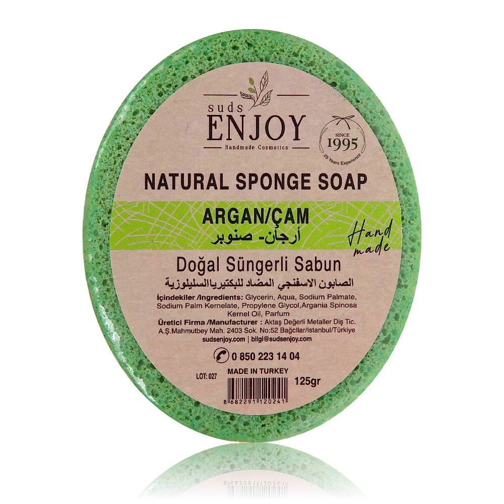 Doğal Argan & Çam El Yapımı Duş Sabunu
