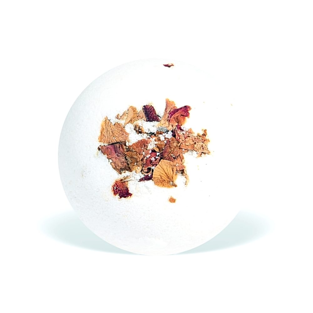 Natural White Rose Handmade Bath Bomb / Bath Ball