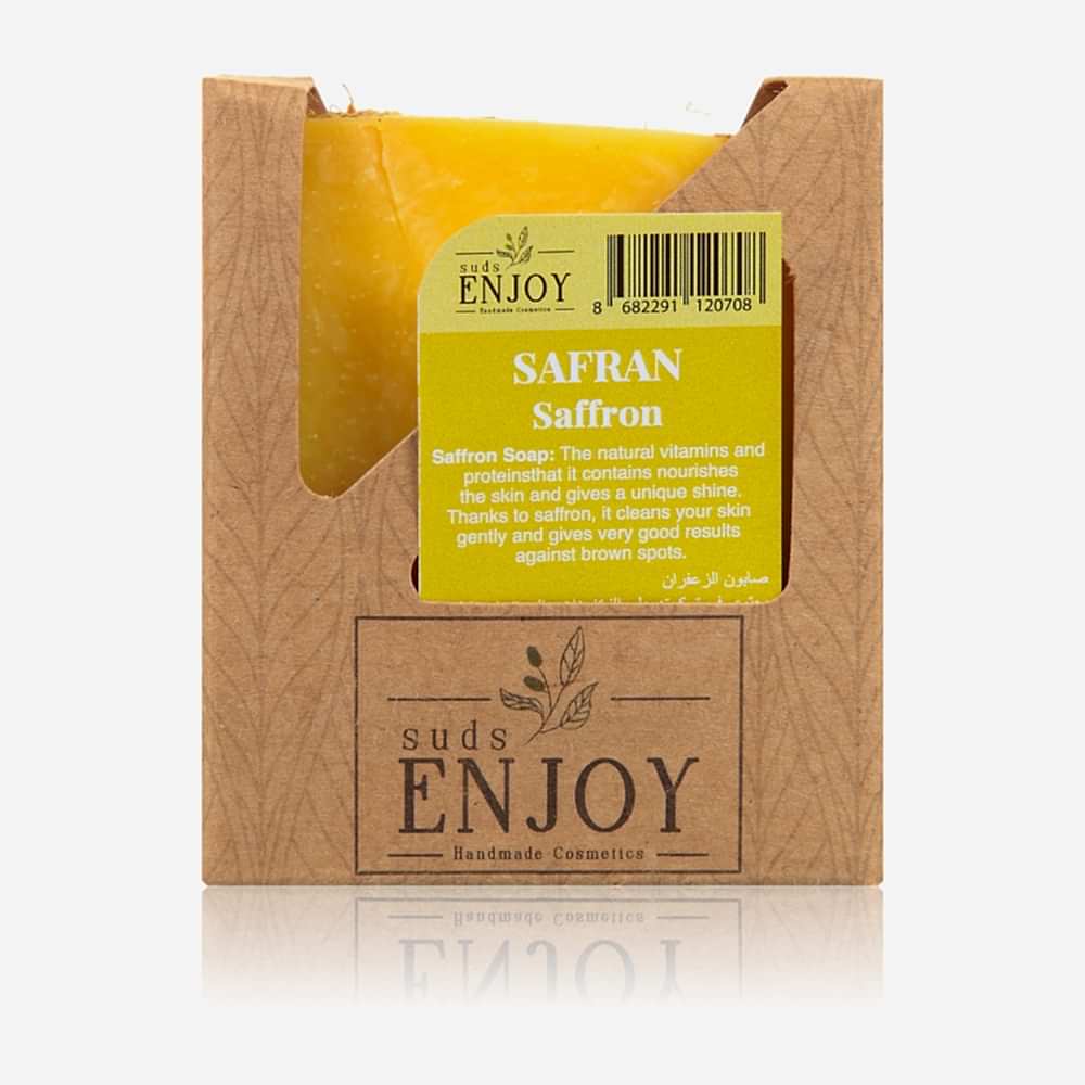 Doğal Safran El Yapımı Yüz, Saç Ve Vücut Sabunu